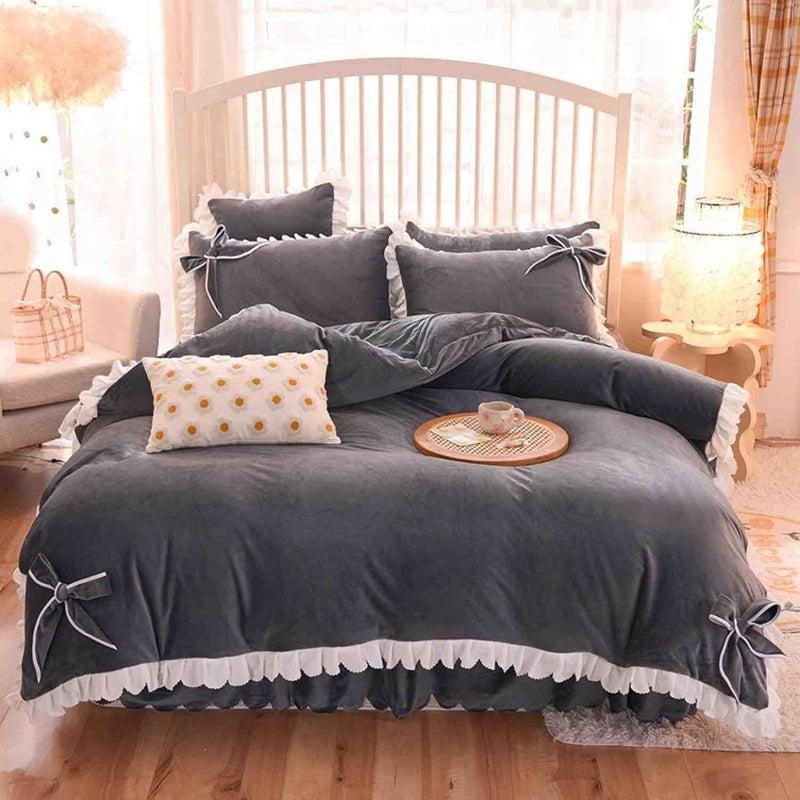 Ayzen Home Frilly Single Duvet Cover 