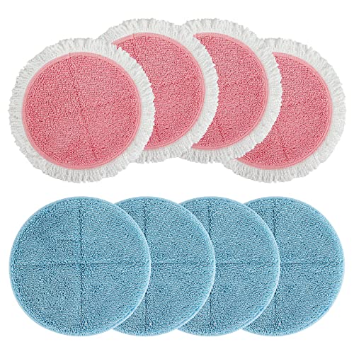 BeiLan Spin Cordless Electric Mop Pads 8 Pack Steam Electric Mop Refills Fit for VmaiEousIdooAlfabotDevoac 728inch Spin Replacement Mop Pads for Floor Cleaning - Image 2