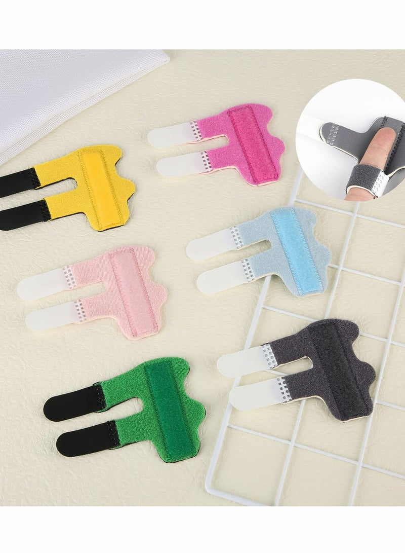KASTWAVE 6 Pcs Trigger Finger Splints, Finger Brace,Finger Knuckle Immobilization,Broken Finger Protector, Broken Fingers Straightening,Arthritis Relief,Pain Relief,Fits Index Finger,Middle Finger,Ring Finger - Image 3