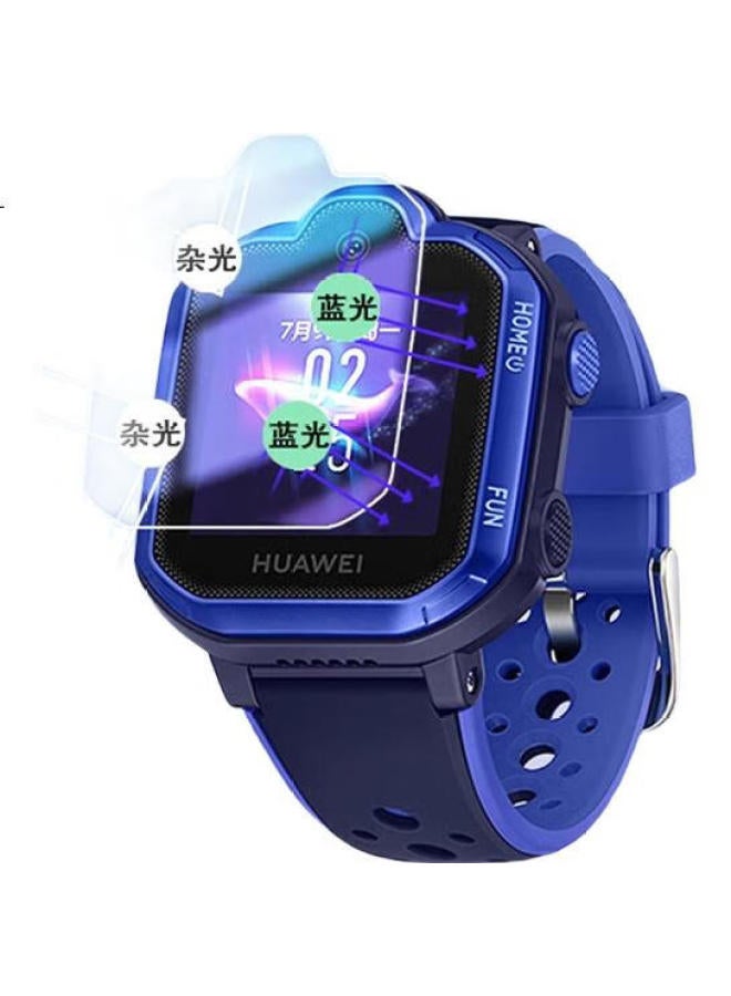 LANGLING [2-Pack - Anti-Blue Light] Tempered Glass Screen Protector For Huawei Children'S Watch 4Pro, Professional Eye Protection Full Screen Coverage Anti-Blue Light Automatic Adsorption Anti-Fingerp - Image 2