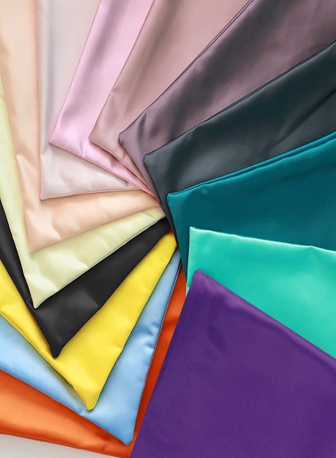 Faylapa 4 Pack Satin Throw Pillow Cases,Black Heavy Silk Satin Decorative Pillow Covers Solid Dyed Soft Pillow Cover Home Decor,18" x 18" (Case ONLY) - Image 5