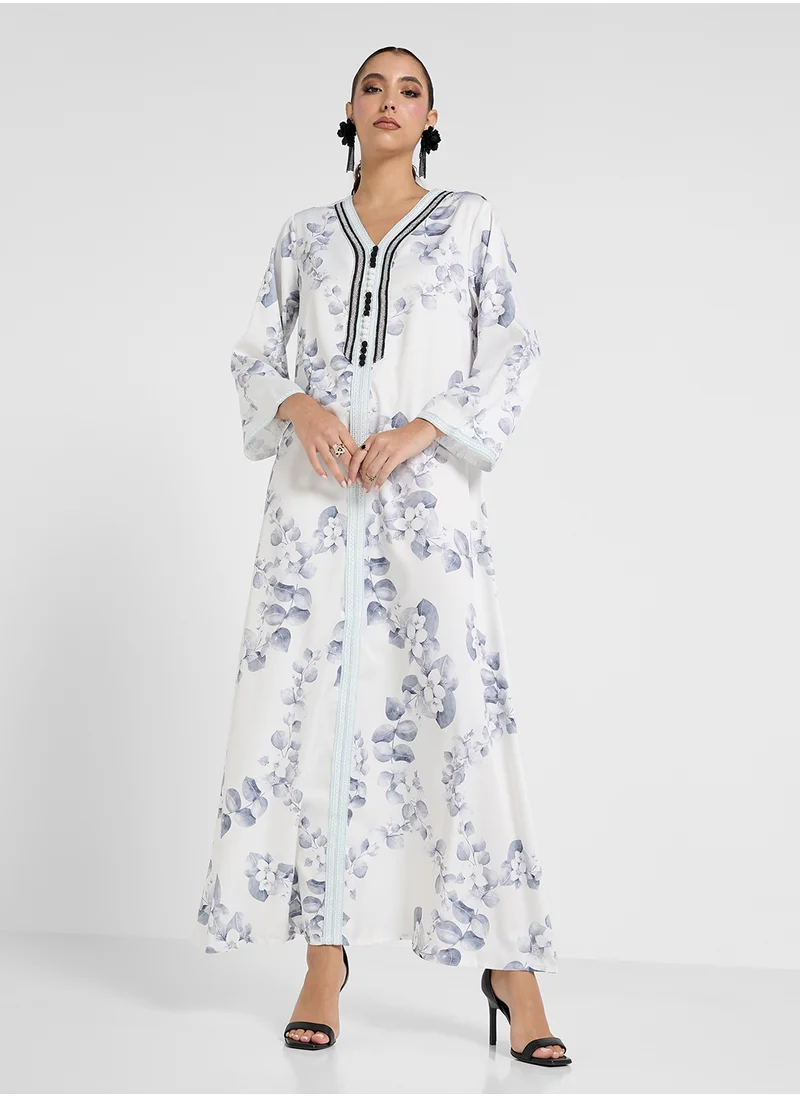 Khizana Floral Print Dress