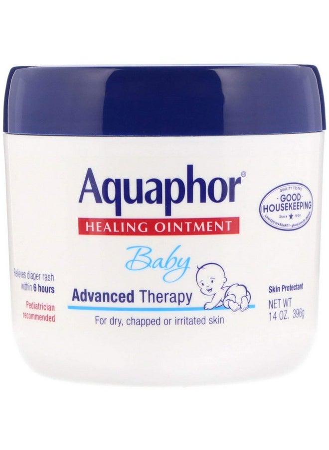 Aquaphor - Baby Healing Ointment Advanced Therapy 14 Ounce Jar (414Ml) (2 Pack) - Image 1
