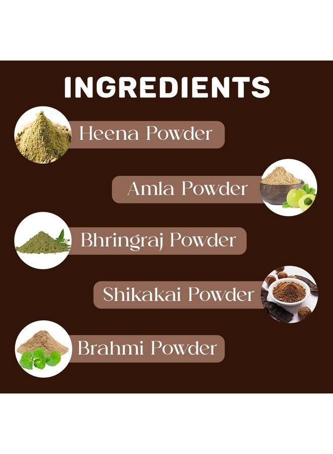CLYDORA Natural Brown Powder | Natural And Herbal Long Lasting Brown Color | Herbal Care With Henna Conditioning And Makes Strengthens Hair, Softer, Shiner And Helps To Enhance Hair Color (100gm) - Image 3