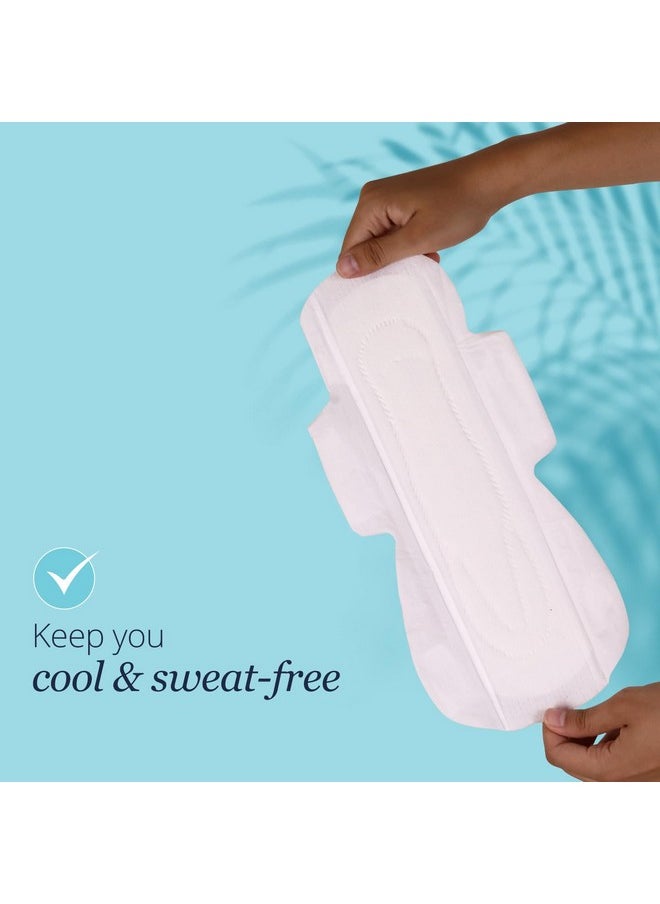 CARMESI Air Feel Sanitary Pads With Dual Airflow Pores - 20 Xl Pads With Wide Back | Airy, Dry, Sweat-Free, Lightweight & Ultra-Thin | Super-Absorbent Core | Non-Toxic, Pack Of 2  - Image 2