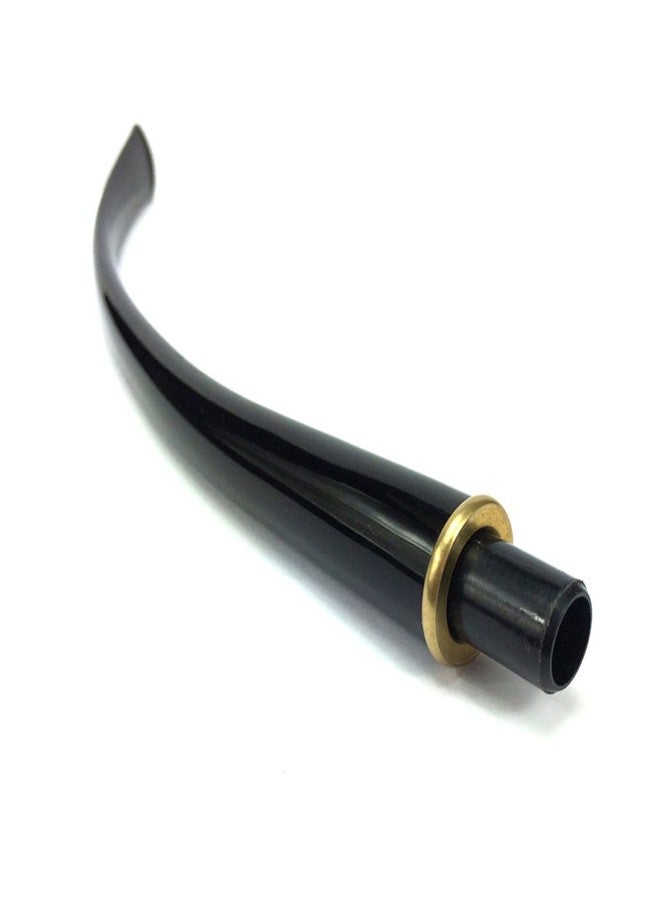 Old fox OLDFOX Churchwarden Pipe Bent Stem Replacement with Metal Ring Decoration Fit 9mm PAPER Filters BE0044 - Image 2