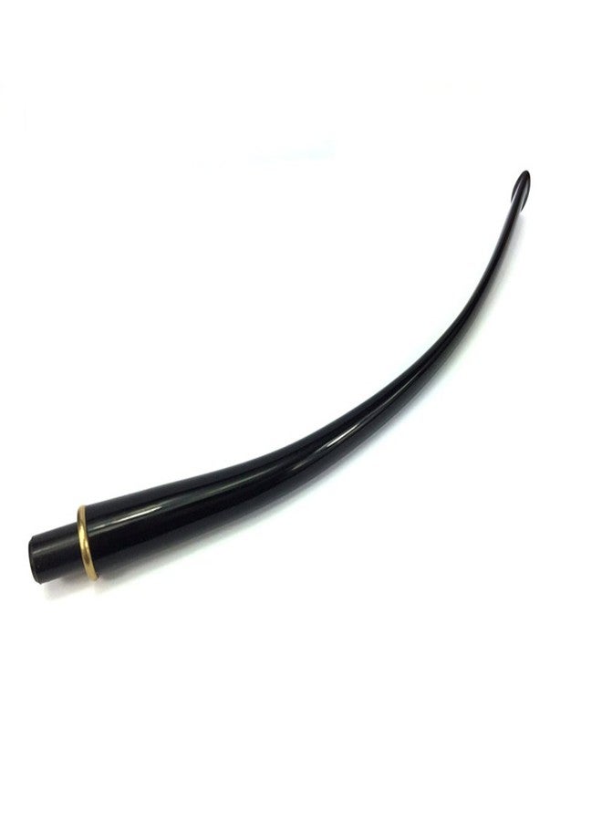 Old fox OLDFOX Churchwarden Pipe Bent Stem Replacement with Metal Ring Decoration Fit 9mm PAPER Filters BE0044 - Image 1