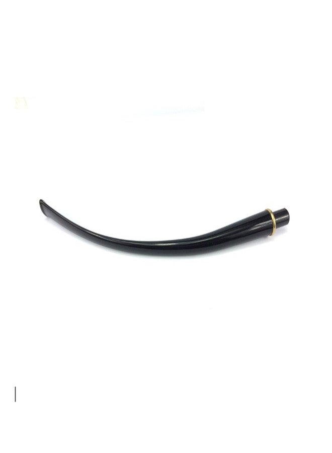 Old fox OLDFOX Churchwarden Pipe Bent Stem Replacement with Metal Ring Decoration Fit 9mm PAPER Filters BE0044 - Image 4