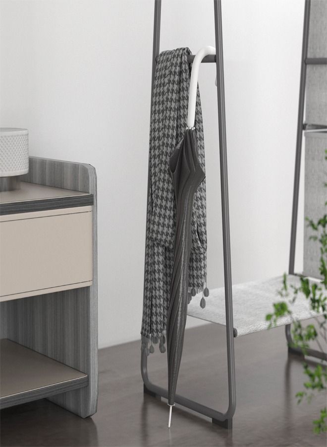 C&C Home Multifunction Metal Clothes Rack Hanger with Non-Woven Fabric Drawers Storage Shoe Rack for Home and Office 1x0.4x1.5 Meter - Image 5