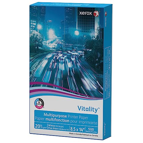 Xerox 3R02051 Vitality Multipurpose Printer Paper, 8 1/2 x 14, White, 500 Sheets/RM - Image 5