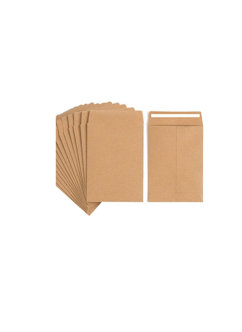 Maxi Maxi Brown Envelopes 80Gsm 4" X 9" inches Peel And Seal 50Pcs Pack 