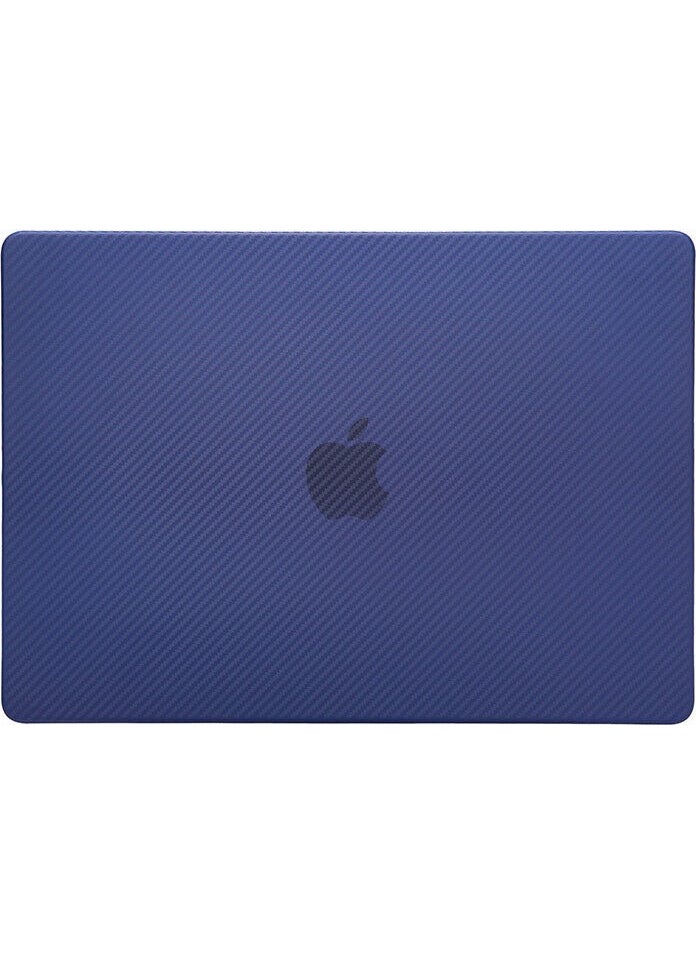 Techmaster غطاء حماية بمظهر ألياف الكربون لماكبوك إير M1 A2337 A2179 A1932  - Image 1