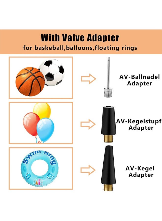 Taimi Portable Pump Multifunctional Basketball, Football, Volleyball 6 inch-Black - Image 5
