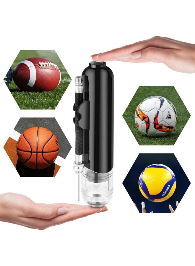 Taimi Portable Pump Multifunctional Basketball, Football, Volleyball 6 inch-Black - Image 3