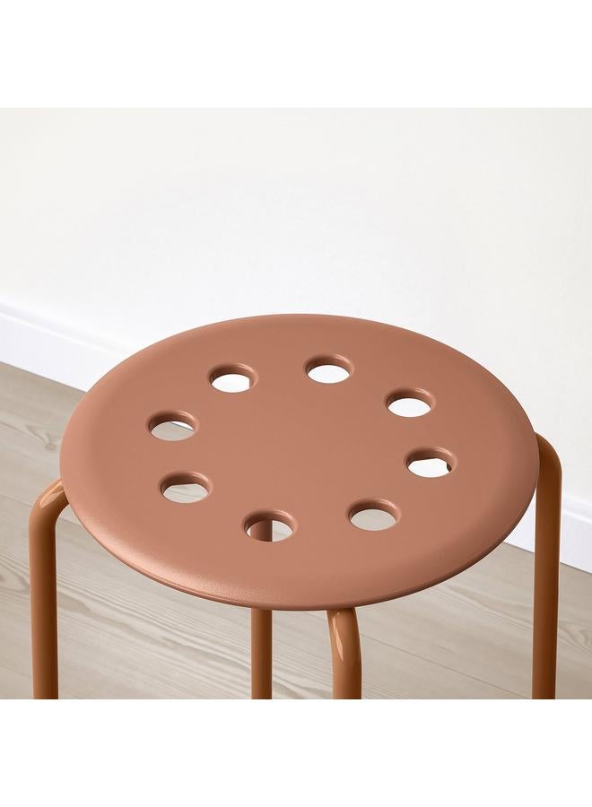 Green Tiger Stool, Red-Brown, 45 Cm - Image 3