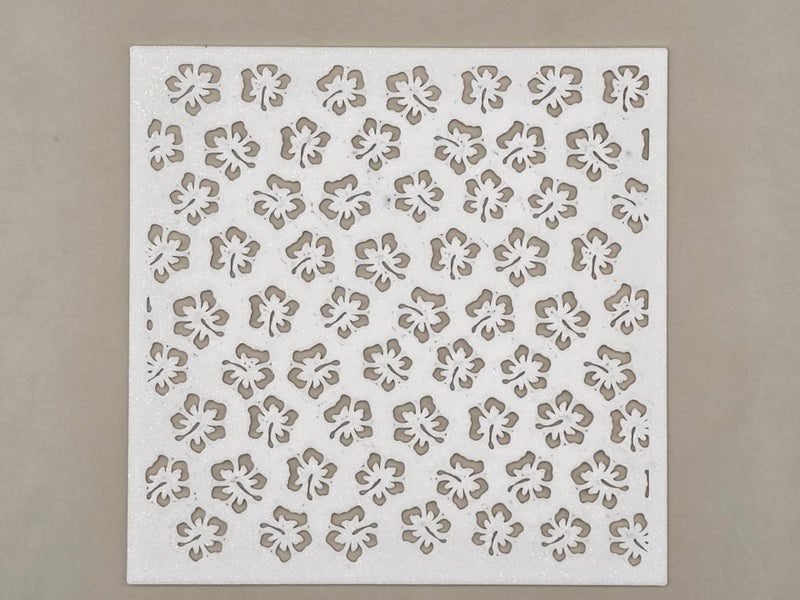 Hawaii Flower Stencil Craft Template - Image 2
