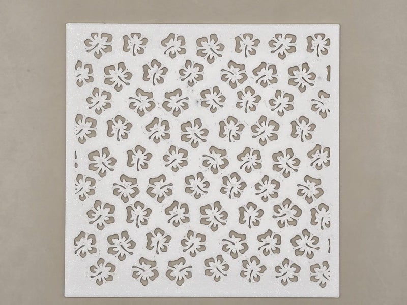 Hawaii Flower Stencil Craft Template - Image 1