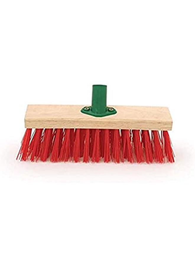 ABBASALI Hard Broom Garden Sweeping Brush with Stick