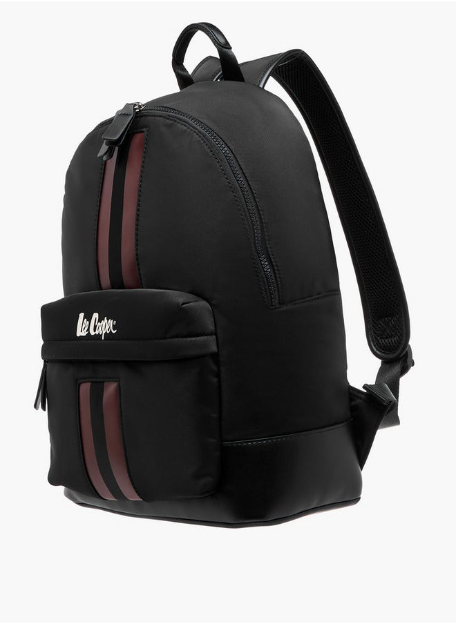 Lee Cooper Women's Panelled Backpack with Zip Closure and Adjustable Strap - 29x15x40 cm  - Image 2