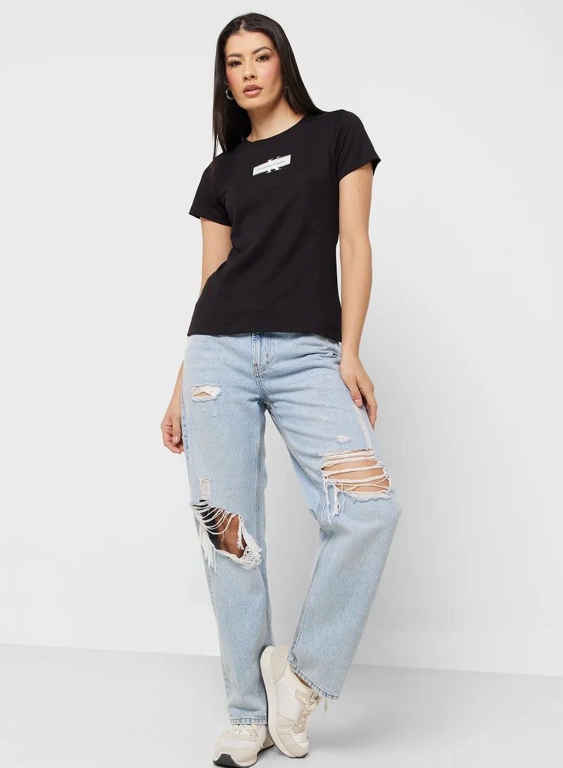 Calvin Klein Jeans Crew Neck Logo T-Shirt