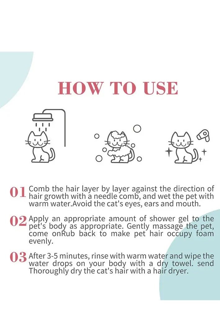 بايولاين شامبو بايولاين للقطط الصغيرة - 200 مل | تركيبة لطيفة ومغذية للفرو الحساس | يحتوي على الفيتامينات ومستخلصات الأعشاب | يمنح لمعانًا ويقوي الفرو - Image 2