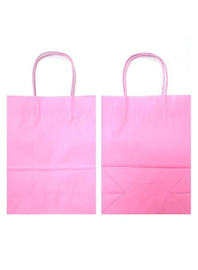 AZOWA (Light Pink(12 Pcs)(4.3''x 2.3''x 5.9'')) - Gift Bags Mini Kraft Paper Bags With Handles(Light Pink, 25 Pcs) - Image 5