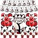 LHDUOFA Taekwondo Birthday Party Decorations Karate Party Supplies Includes Karate Taekwondo Birthday Banner Cake Topper Cupcake Toppers Balloons for Men Women Girls Boys Party - Image 3