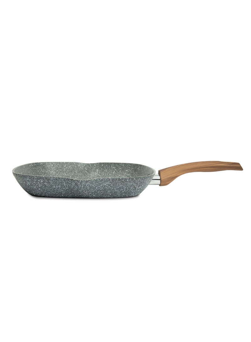 Homeway 28 CM Marble Grill Pan – Forged Non-Stick Cookware for Perfect Grilling - Image 2