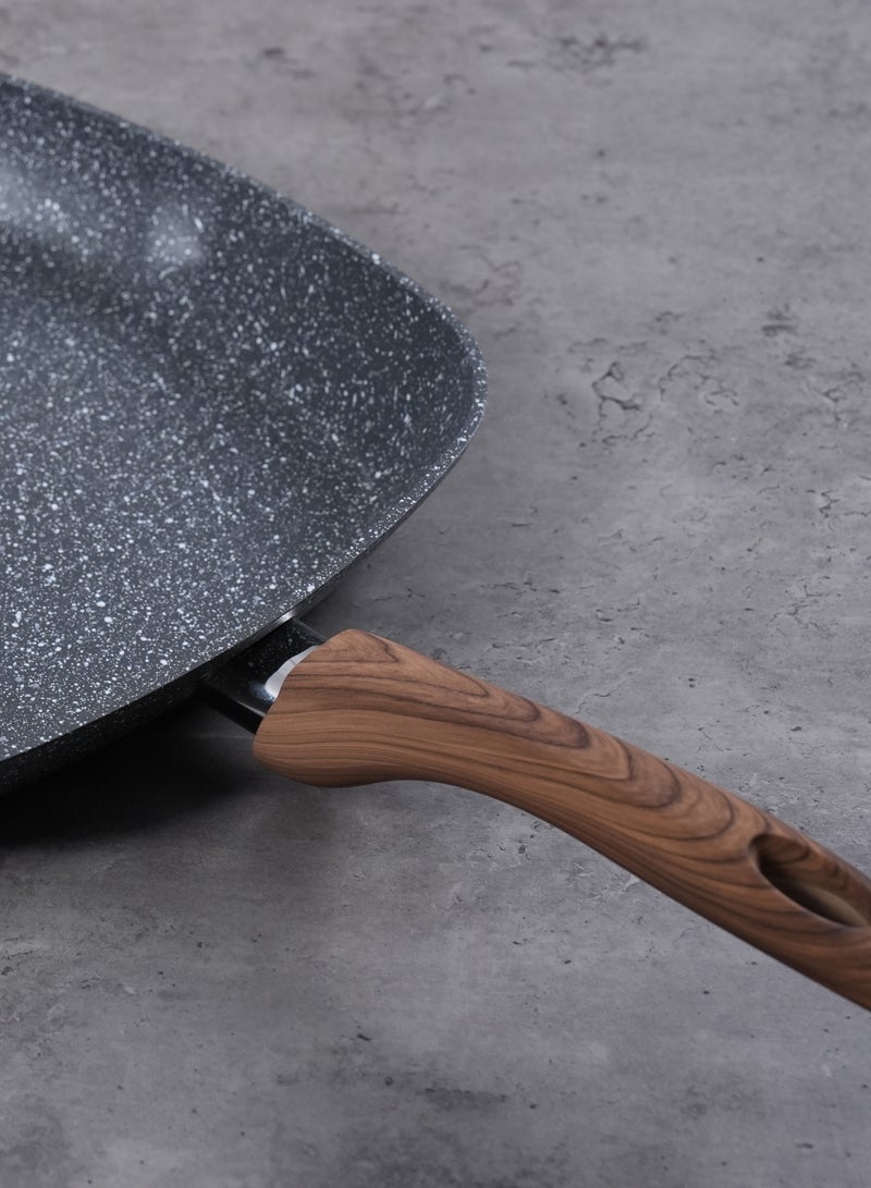 Homeway 28 CM Marble Grill Pan – Forged Non-Stick Cookware for Perfect Grilling - Image 4