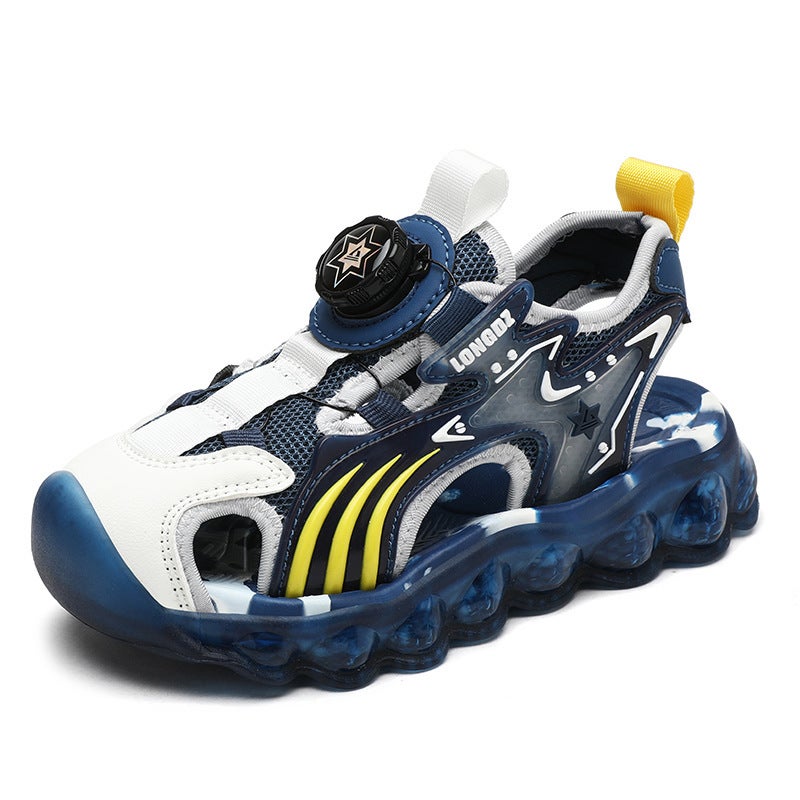 Fujian Big Factory Dragon Captain Children'S Shoes 2023 Summer Children'S Sandals Boys Soft Bottom Non-Slip Sports - Image 1