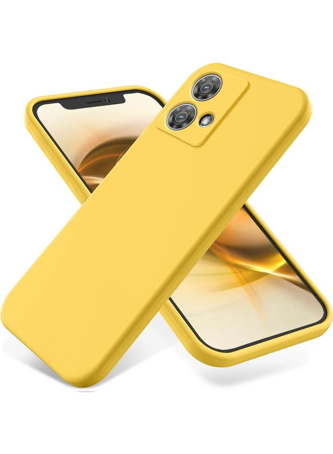 اس-توب جراب لهاتف موتورولا إيدج 40 نيو، جراب سيليكون سائل مقاوم للصدمات بلون نقي - Image 1