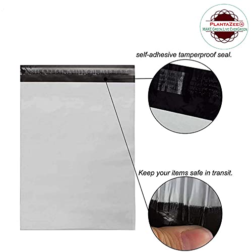 PlantaZee 18X24 Inch Plain Temper Proof Courier Bag pod 60 Micron with Document Pouch (Pack of 200) - Image 3