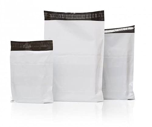 PlantaZee 18X24 Inch Plain Temper Proof Courier Bag pod 60 Micron with Document Pouch (Pack of 200) - Image 1