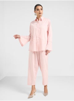 hayas closet Button Down Blouse & Pants Set  - Image 5