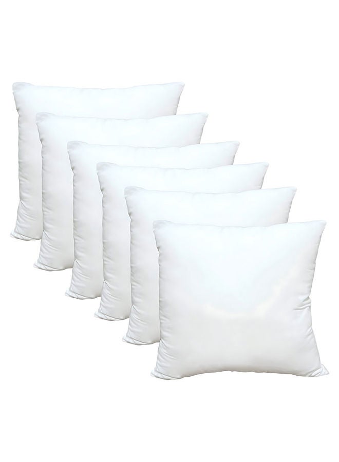 STRBOXONG Cushion Filler Pack of 6pcs- Fabric: Non Woven , Filling 300grams Non Siliconized Fiber - Size : 40 x 40cm - Image 1