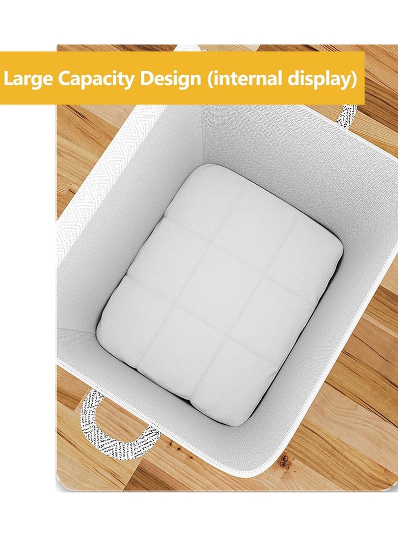 2pcs Wardrobe Clothes Organizer Bedding Organizer Foldable Closet Storage Organizer with Carrying Handles Large-Capacity Storage Bag for Home Bedroom Office（150L） - Image 4