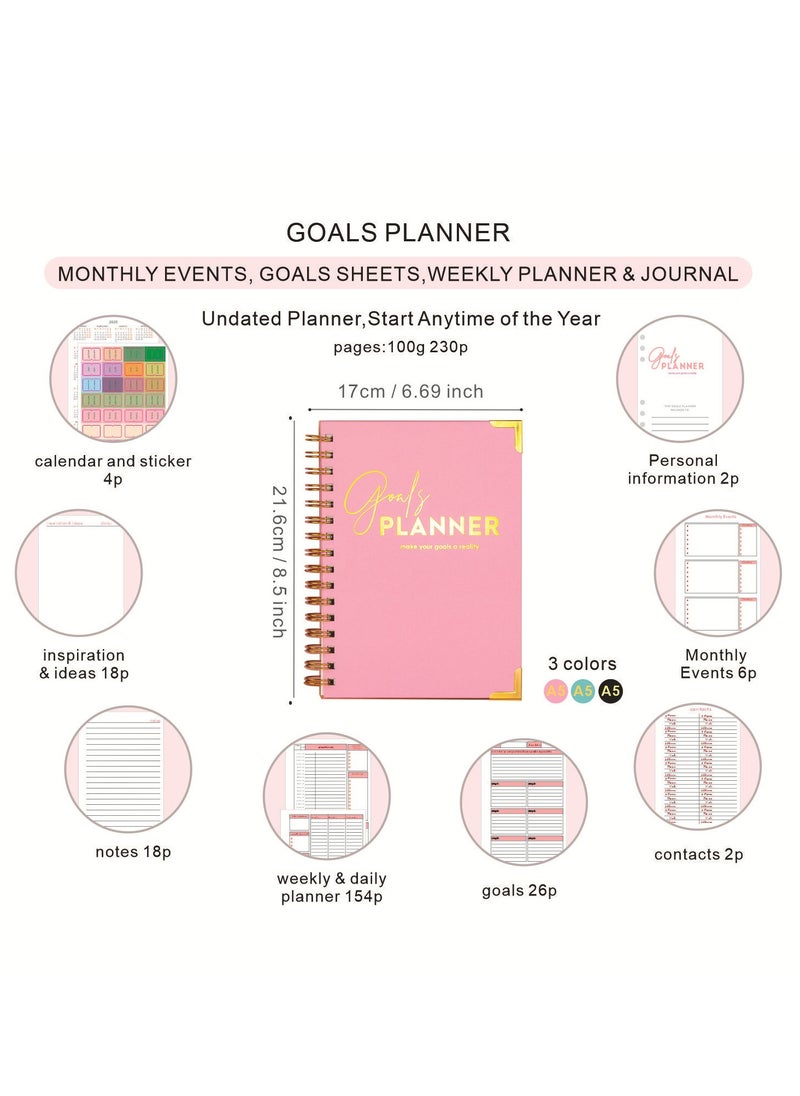 General - 2025-2026 Wall Calendar - Dec. 2024 – Jun. 2026, 19 Months Calendar 2025-2026, 14.57 x 11.42 In, 2025 Calendar, Monthly Calendar with Week Numbers, Large Blocks, Thick Paper, Yearly Overview ＆ Note - Image 1