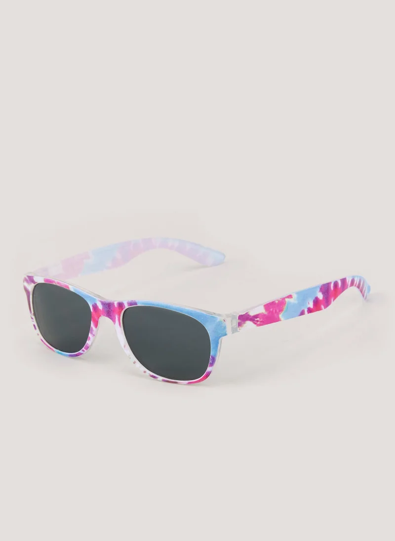 Matalan Kids Pink Tie Dye Nomad Sunglasses