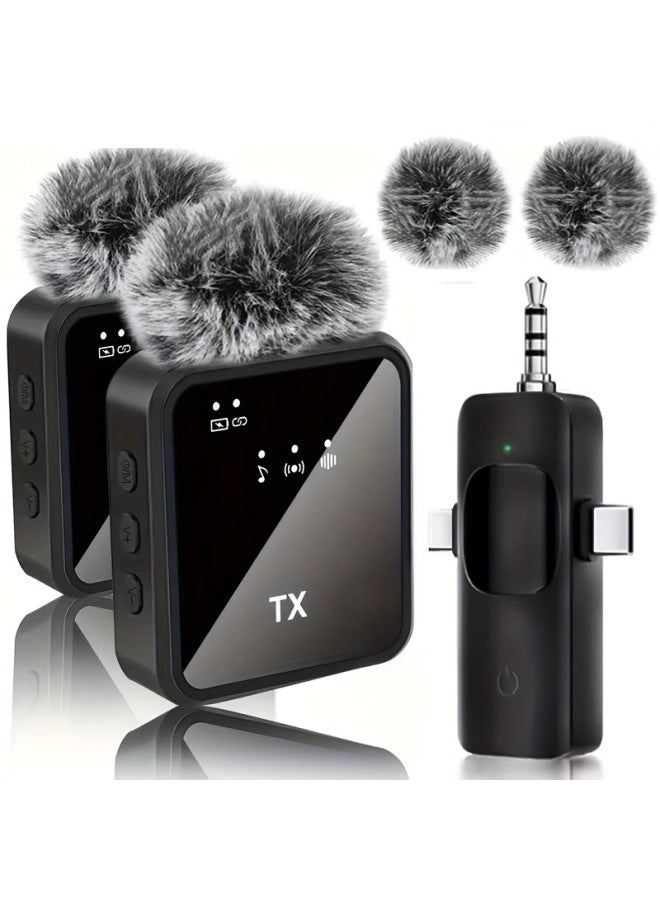 Neutral F11 Intelligent Noise Reduction Wireless Lapel Microphone Three-in-one Tiktok Microphone Outdoor Equipment - Image 5