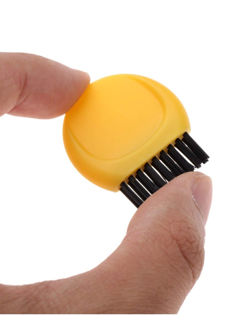 Excefore Pocket Golf Club Groove Brush Set 20 Packs Cleaner Golf Club Groove Cleaning Tool Ergonomic Design for Cleaning Golf Heads Golf Ball Shoes Black Red Blue Yellow - Image 2