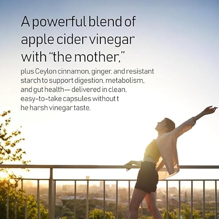 NANOWELL Apple Cider Vinegar Max with The Mother - Detox & Wellness Supplement with 1,800 mg Proprietary Blend with Ceylon Cinnamon, Ginger & Cayenne - 150 Capsules, 50 Day Supply - Image 5