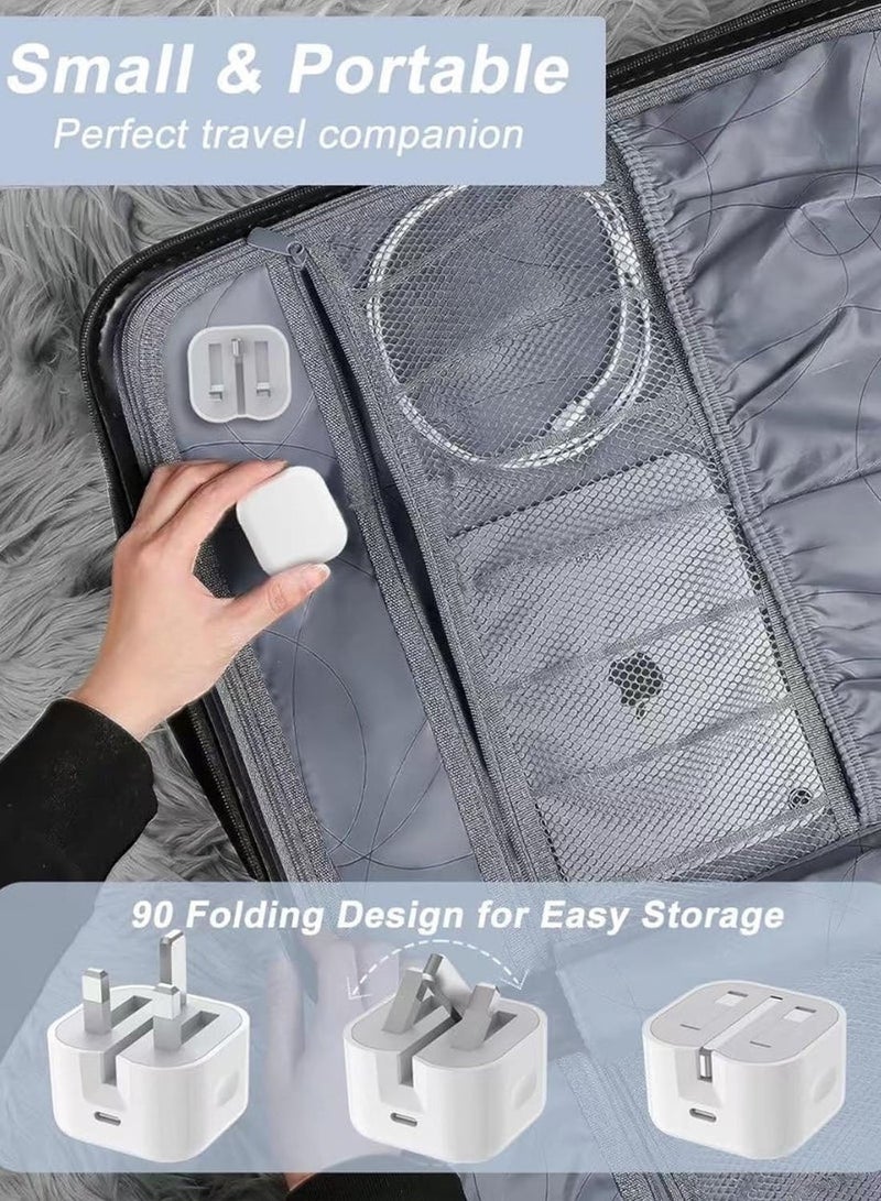 Charger Type C PD 35W Fast, USB C Charger Fast with a 1M Fast-charging Data Cable, Universal Adapter USB-C Wall Plug, IPhone 16/17 Type-C Power Plug, Mobile Charger Adapter Plug for with All Cell Phones/Tablet - Image 2