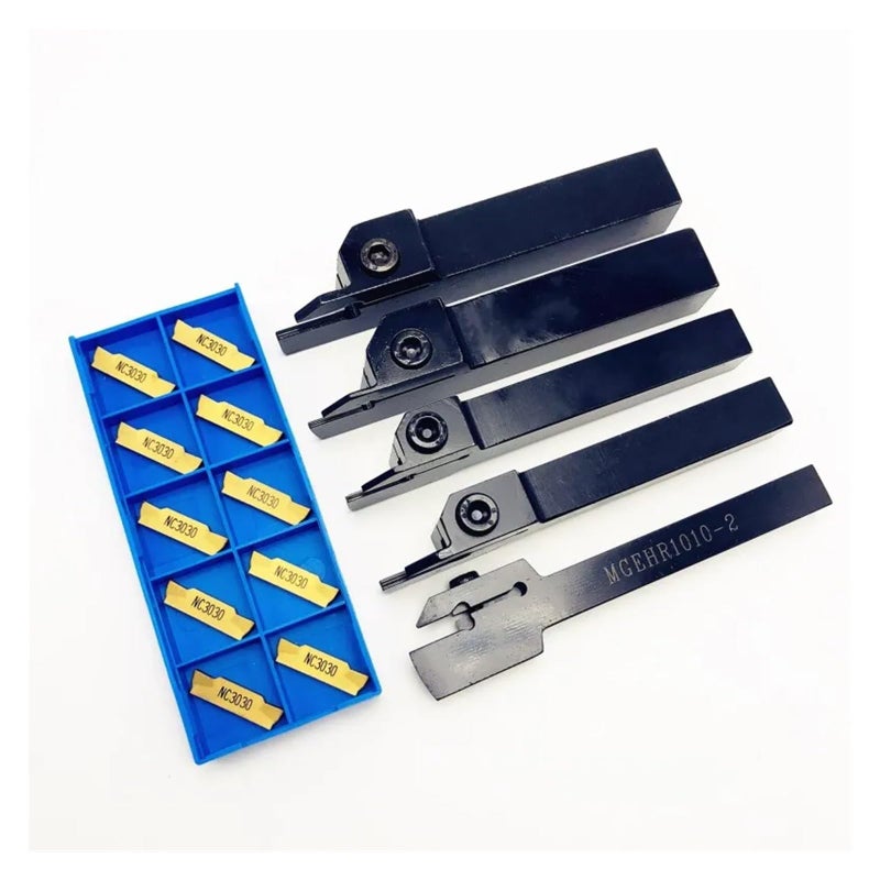 MGEHR1010 1 5 Tool Handle With 10PCS MGMN200 NC3020 Grooving Inserts For Metal Turning - Image 3