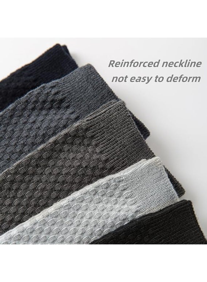 RATSAW Men's bamboo Socks Moisture Wicking Suitable for All Seasons 5 Pairs - Image 4