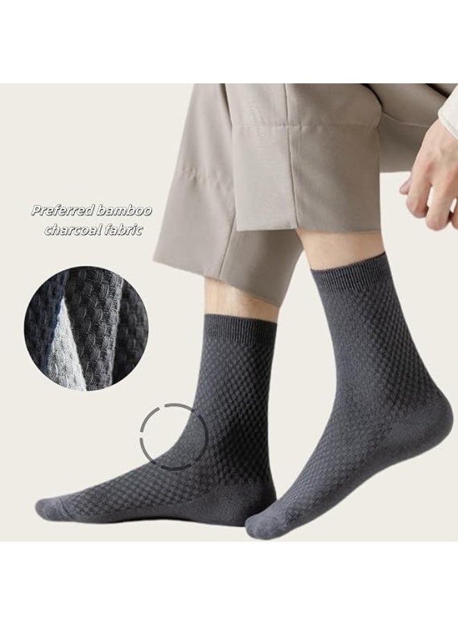 RATSAW Men's bamboo Socks Moisture Wicking Suitable for All Seasons 5 Pairs - Image 5