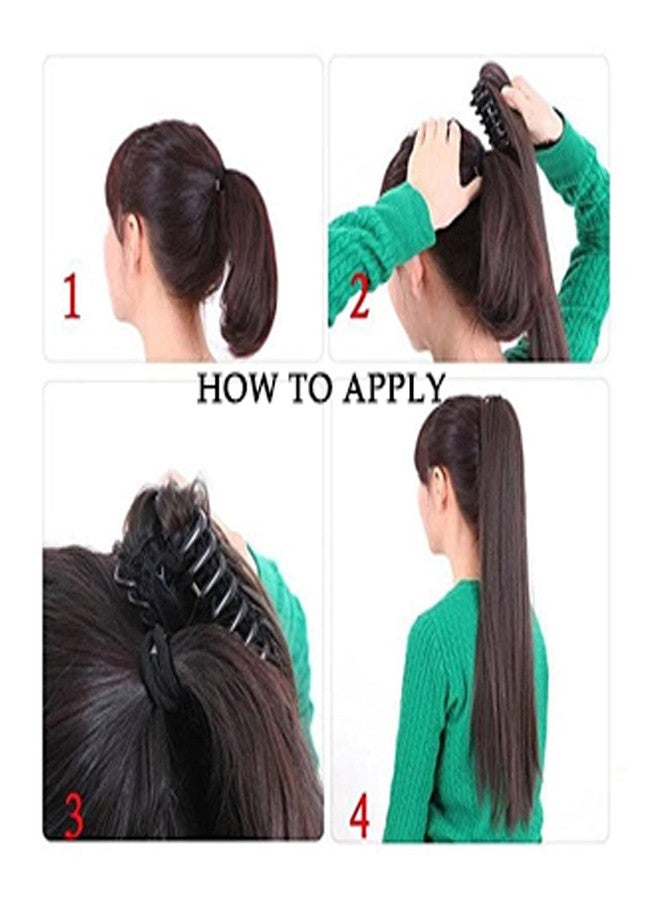 برافراجيا وصلات شعر برافراجيا النسائية على شكل ذيل حصان، بطول 20 بوصة، بتسريحة متدرجة، مع خصلات شعر بنية مجعدة، مناسبة للحفلات والهالوين والكريسماس - Image 5