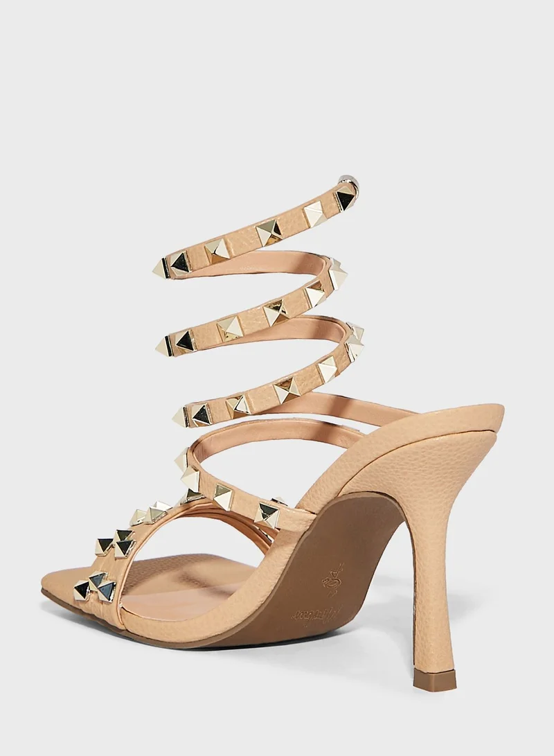 MENBUR Multi Strap High Heel Sandals