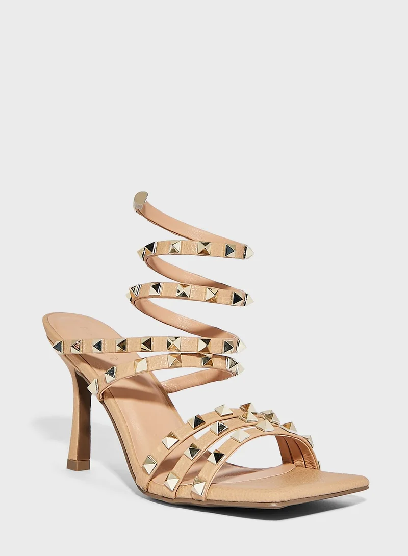 MENBUR Multi Strap High Heel Sandals
