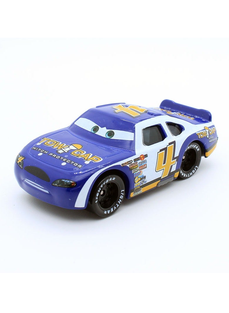 Movie Cars Alloy Racing Car Model Toy Car Desktop Ornaments Great Gift for Children Animation Movie Lovers - Racing Car No. 4 - Image 1
