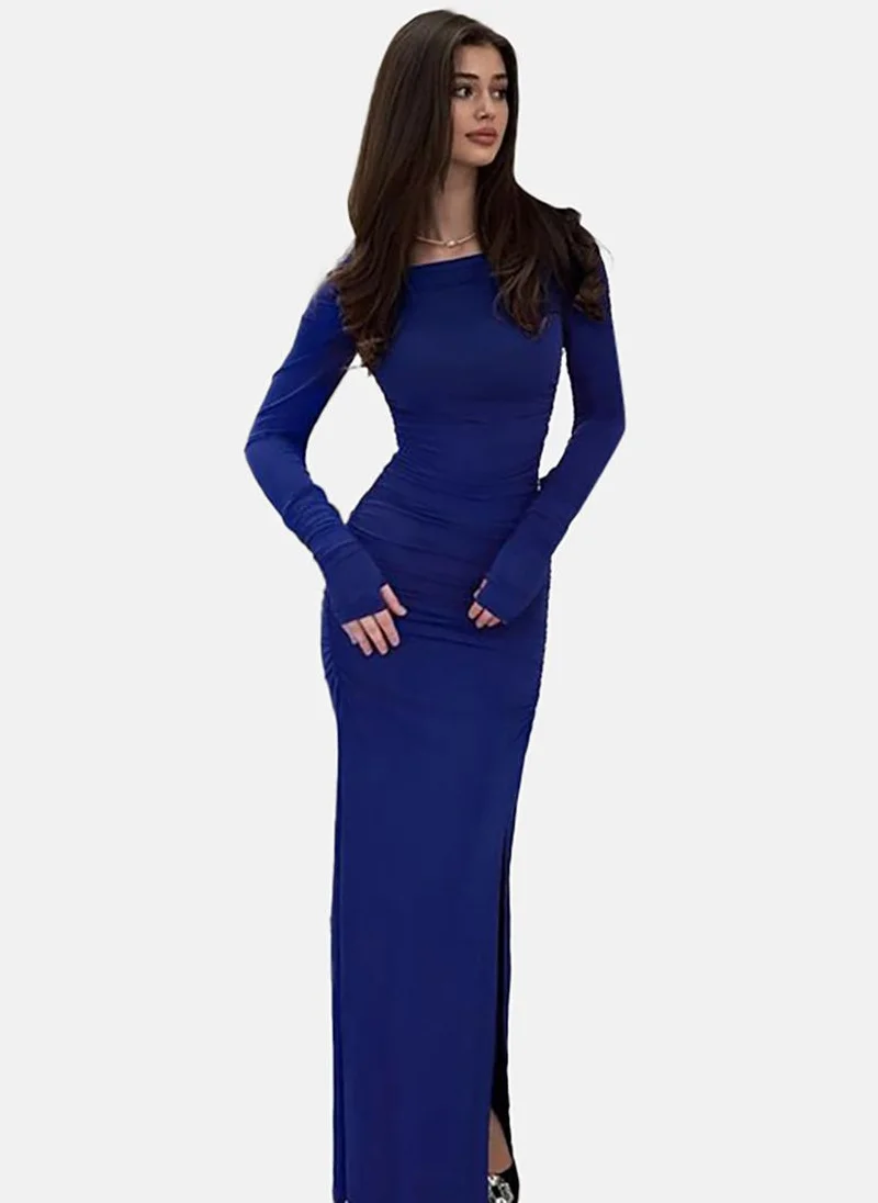 يونيكي Women Round Neck Maxi Dress